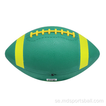 Blue Green Rubber American Football Custom Logo